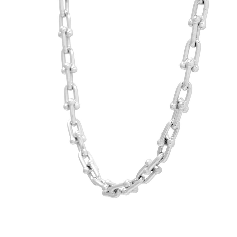 Tiffany HardWear link sterling silver necklace